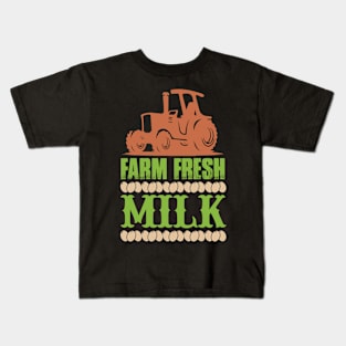 Farm Fresh Milk T Shirt For Women Men Kids T-Shirt